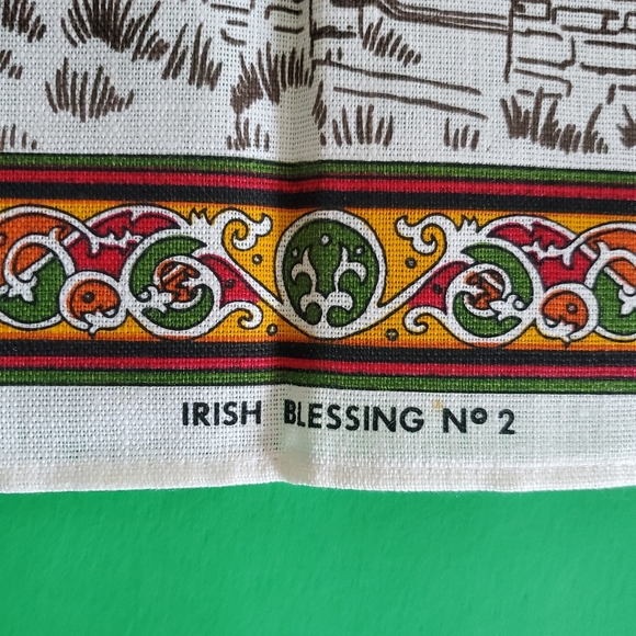 Irish Blessing Linen Towel - Picture 3 of 8
